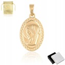 ЗОЛОТОЙ КУЛОН БОЖИЕЙ МАТЕРИ, 18 КАРАТ, ГАРАНТИЯ