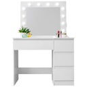 ТРУБНОЙ СТОЛИК КОСМЕТИЧЕСКИЙ С ПОДСВЕТКОЙ ЗЕРКАЛА 12 светодиодов USB