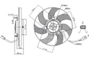 NISSENS VENTILADOR DEL RADIADOR L/P AUDI A1 A3 TT SEAT ALTEA ALTEA XL 