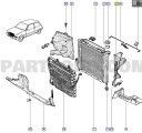 ЗАХИСТ КРІПЛЕННЯ РАДІАТОРА RENAULT R5 OE 7700779609  (18775400985) фото min 10