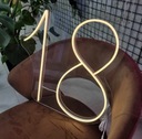 Надпись на 18-летие LED LED Неон LEDON