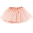 SPÓDNICZKA TUTU TIULOWA BRZOSKWINIOWY RÓŻ 3-10 L