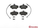 BREMBO P 68 008/BRE SET PADS HAMULCOWYCH, BRAKES TARCZOWE photo 2 - milautoparts-fr.ukrlive.com