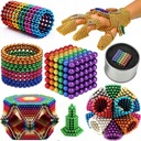 РАЗНОЦВЕТНЫЕ БЛОКИ МАГНИТНЫЕ ШАРИКИ NEOCUBE 216E 5ММ