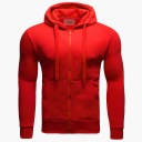BL08, XXL, ОДНКАЯ ТОЛСТОВКА НА МОЛНИИ С КАПЮШОНОМ