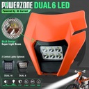 LAMPA KTM EXC HOMOLOGACJA ENDURO EXC-F REFLEKTOR CZOŁOWY SUPERMOTO GAS GAS