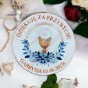 Сувенирный подарок для гостей МАГНИТ в знак благодарности дерево с принтом различные дизайны 10 шт.