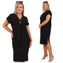 ПРОСТОЕ ПЛАТЬЕ С ПРОЗЬЮ, БРОШЬ, ПОЛЬСКИЙ ПРОИЗВОДИТЕЛЬ, БОЛЬШИЕ РАЗМЕРЫ