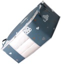 Чехол-органайзер для постельного белья, одежды, сумки, одеял XL, на молнии, вместительный и прочный.
