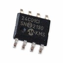 24C01C PAMIĘĆ EPROM I2C 128x8bit 4,5-5,5V SOP-8