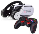 3D ОЧКИ VR С НАУШНИКАМИ + ПУЛЬТ ПУЛЬТА BLUETOOTH