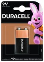 ЩЕЛОЧНЫЕ БАТАРЕИ Duracell 6LR61 9V (R9*) 1 шт.