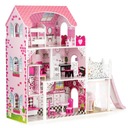 Drevený domček pre bábiky s výťahom xxl šmýkačka ECOTOYS Značka Ecotoys