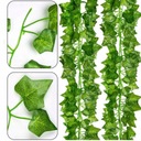 6x ИСКУССТВЕННЫЙ ПЛЮЩ ИСКУССТВЕННЫЕ ЛИСТЬЯ ДЛЯ СТЕНЫ