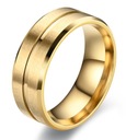 ЗОЛОТОЕ КОЛЬЦО ОБРУЧАЛЬНОЕ КОЛЬЦО СТАЛЬ 316L 25
