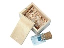 БУТЫЛКА-БУТЫЛКА USB 16 ГБ 3.0 + ДЕРЕВЯННАЯ КОРОБКА
