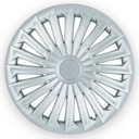 4 универсальных колпака Joy Silver, серебристые, 14 дюймов, для автомобильных колес