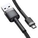 КАБЕЛЬ BASEUS STRONG FAST USB MICRO USB КАБЕЛЬ С ДВУХСТОРОННЕЙ ОПЛЕТКОЙ 2.4A 50см