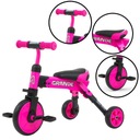 Rowerek trójkołowy biegowy dla dzieci 2w1 Grande Milly Mally różowy
