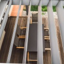 Навес GARDEN WALL PERGOLA 3x3 Premium Wall Gutroof WHITE