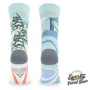Farebné bavlnené ponožky vz. SKOKY NA LYŽIACH Kolekcia Skoki narciarskie