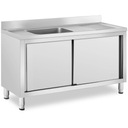 ШКАФ ПОД МОЙКУ 50 x 40 x 24см, ОДИНАРНАЯ КОРЗИНА