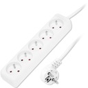 УДЛИНИТЕЛЬ ПИТАНИЯ НА 5 РОЗЕТОК 1,5 м