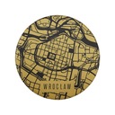 ОТКРЫТКА С МАГНИТОМ КАРТА ВРОЦЛАВА MYCITYSOMETHING