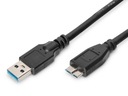 Кабель для внешнего накопителя – USB 3.0 A – micro USB 3.0 B – длина 1 метр