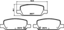 HELLA PAGID ZAPATAS DE FRENADO 8DB 355 040-951 