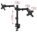 ВРАЩАЮЩИЙСЯ НАСТОЛЬНЫЙ ДЕРЖАТЕЛЬ для двух МОНИТОРОВ 10–27 дюймов, универсальный