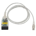 CAR MINI VCI OBD2 CÂBLE DIAGNOSTIC J1962 22PIN CONNECTOR SMD PUCE UVphoto 10