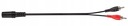 Аудиокабель HQCABLE 2RMJF-03 0,3 м