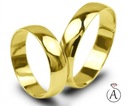 ПАРА ЗОЛОТЫХ ОБРУЧАЛЬНЫХ КОЛЬЦ AJUBILER 4мм стр.333