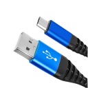 Плетеный кабель Micro USB 2,4 А Быстрая зарядка 2 метра