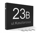Подсветка светодиодного номера дома 20х30 ЦВЕТОВ