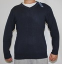 Elegantný pánsky sveter s tvarohom teplý granát XL