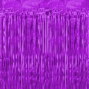 fioletowa kurtyna ścianka dekoracja halloween