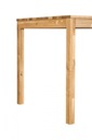 Столик кухонный деревянный ДУБ 110х70 см для маленькой квартиры LENOX Oil