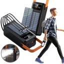 СОЛНЕЧНАЯ СТАНЦИЯ POWERBANK 80000 МАЧ USB-A PD QC СВЕТОДИОДНЫЙ ФАКАР БЫСТРЫЙ ЧЕРНЫЙ