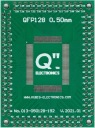 QFP128, PQFP128 0,50 мм на 2xIDC2x19, 2xIDC2x13.
