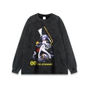 Укороченная футболка с принтом «Старое аниме» High Street