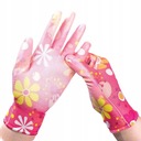 Dámske záhradné rukavice Pracovné rukavice do záhrady Farebné kvety veľ.7 Účel univerzálny