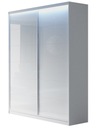 ШКАФ РАЗДВИЖНЫЙ 2-ДВЕРНЫЙ ROSSI 110 x 250 CM ROYAL LINE БЕЛЫЙ - LACOBEL
