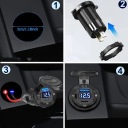 ГНІЗДО АВТОМОБІЛЬНИЙ USB QC 3.0 2 PD WOLOTMIERZ 12V 24V IP66 ВИМИКАЧ 78W  фото 9