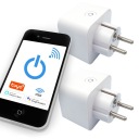 2x умный дом таймер розетка вилка