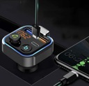 TRANSMISOR BLUETOOTH AUDIO FM MP3 BT ADAPTADOR ADAPTADOR 3X USB QC 3.0 RGB 