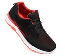 Športové sieťované topánky ľahké čierne červené priedušné pohodlné 37 Dominujúca farba čierna