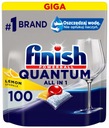 Umývacie kapsule pre umývačku riadu Lemon All-In-1 Quantum FINISH 100 ks