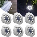 СВЕТОДИОДНЫЕ НАРУЖНЫЕ САДОВЫЕ ЛАМПЫ СОЛНЕЧНЫЕ ФОНАРИ ДВИГАТЕЛЯ 6 шт.